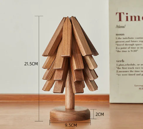 Walnut Wood Coaster - Solid Wood Heat Insulation