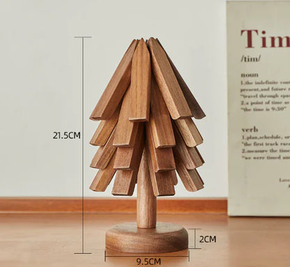 Walnut Wood Coaster - Solid Wood Heat Insulation