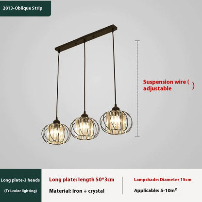 Nordic 3-Head Dining Room Pendant Light