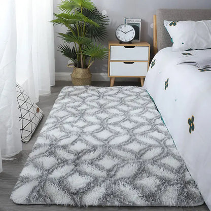 Shaggy Plush Floor Mat, Rectangular Carpet (80x120cm)