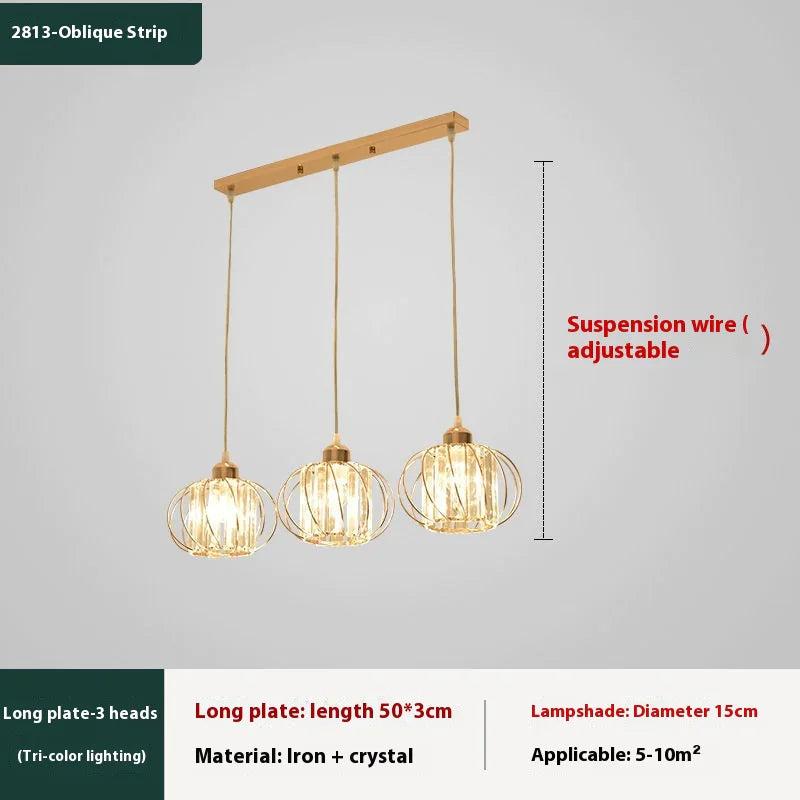 Nordic 3-Head Dining Room Pendant Light
