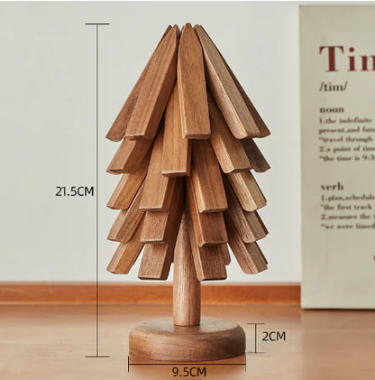 Walnut Wood Coaster - Solid Wood Heat Insulation